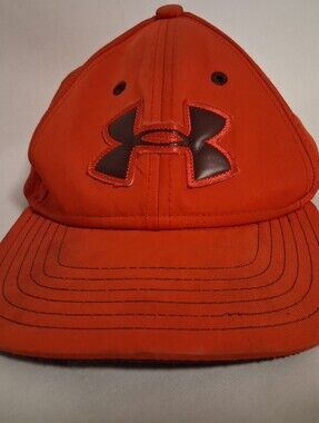 Under Armour Red Youth Baseball Hat with Black Logo